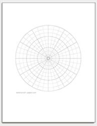 Polar Coordinate Graph Paper Free Polar Graph Paper