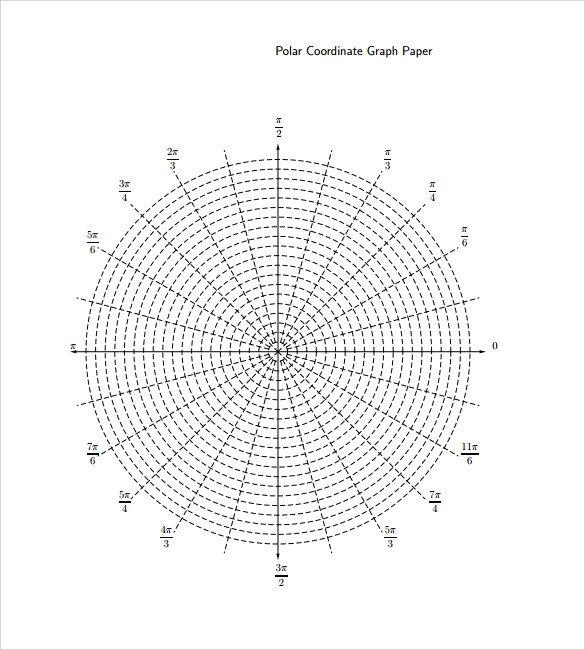 Polar Coordinate Graph Paper Polar Graph Paper 14 Download Documents In Pdf Word
