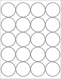Polaroid Round Labels Template Round Labels Circle Labels Ol5375 2&quot; Circle