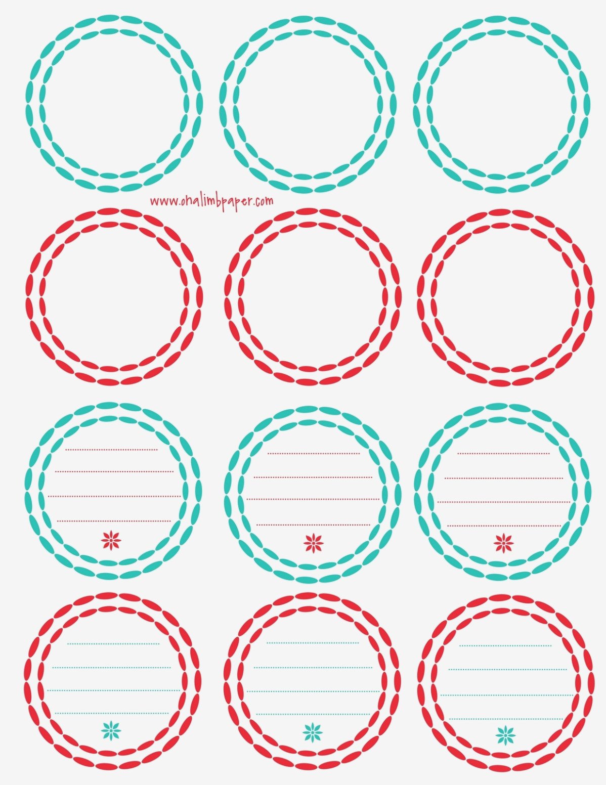 Polaroid Round Labels Template Understand the Background