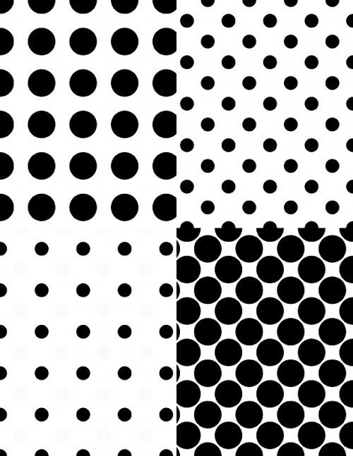 Polka Dot Brush Photoshop 19 Simple and Unique Polka Dot Patterns for Shop