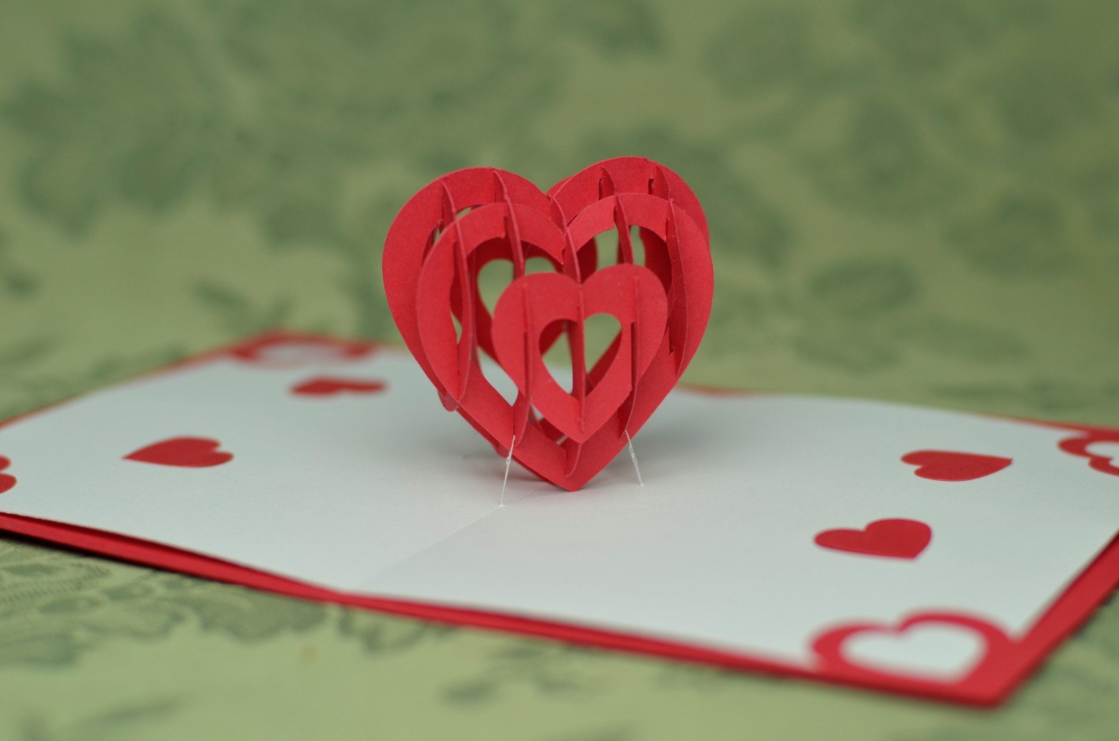 Pop Up Cards Templates Valentine S Day Pop Up Card 3d Heart Tutorial Creative