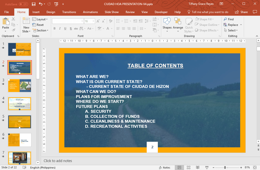 Powerpoint Presentation Outline Example How to Make Table Of Contents In Powerpoint