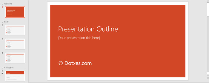 Powerpoint Presentation Outline Example Presentation Outline Template 19 formats for Ppt Word