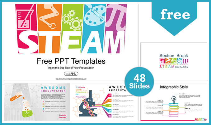 Powerpoint Templates Free Education Steam Education Powerpoint Templates for Free