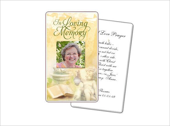 Prayer Card Template Free 16 Obituary Card Templates Free Printable Word Excel
