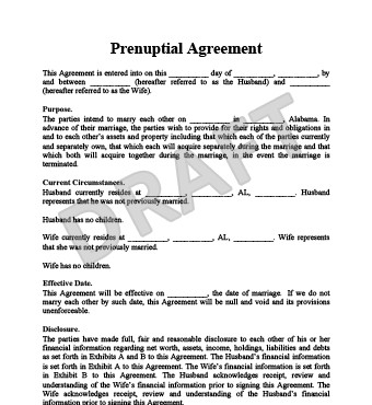 Prenuptial Agreement Template Word Prenuptial Agreement Create A Free Prenup