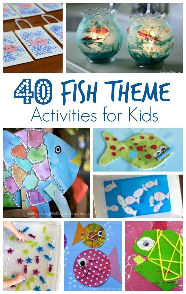 Preschool Fish theme 40 Fish theme Activities for Kids