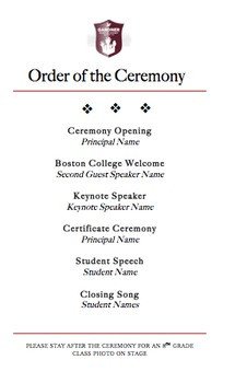 Preschool Graduation Programs Template Graduation Program Template by Michelle Sanchez
