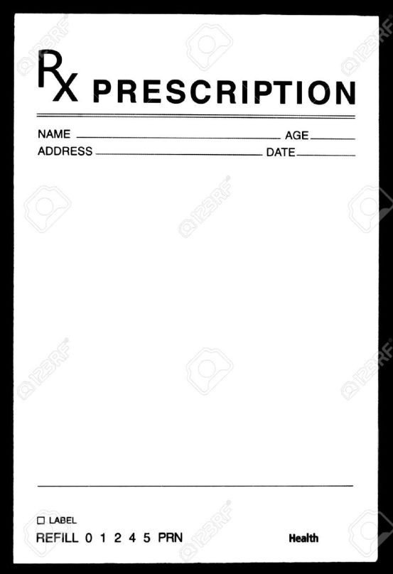 Prescription Pad Template Microsoft Word 10 Prescription Templates Doctor Pharmacy Medical