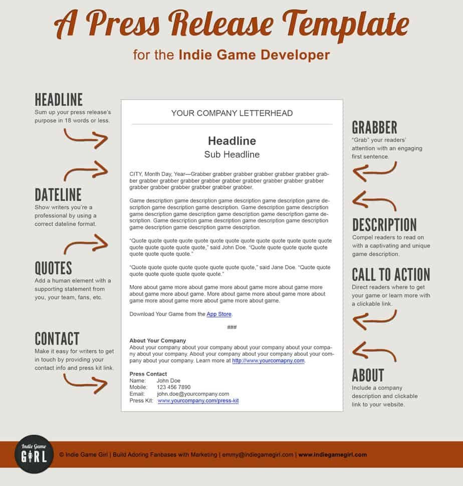 Press Release Template Word 6 Press Release Templates Excel Pdf formats