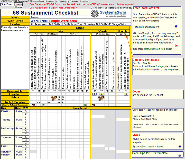 Preventive Maintenance Schedule Template Excel Preventive Maintenance Plan Sample