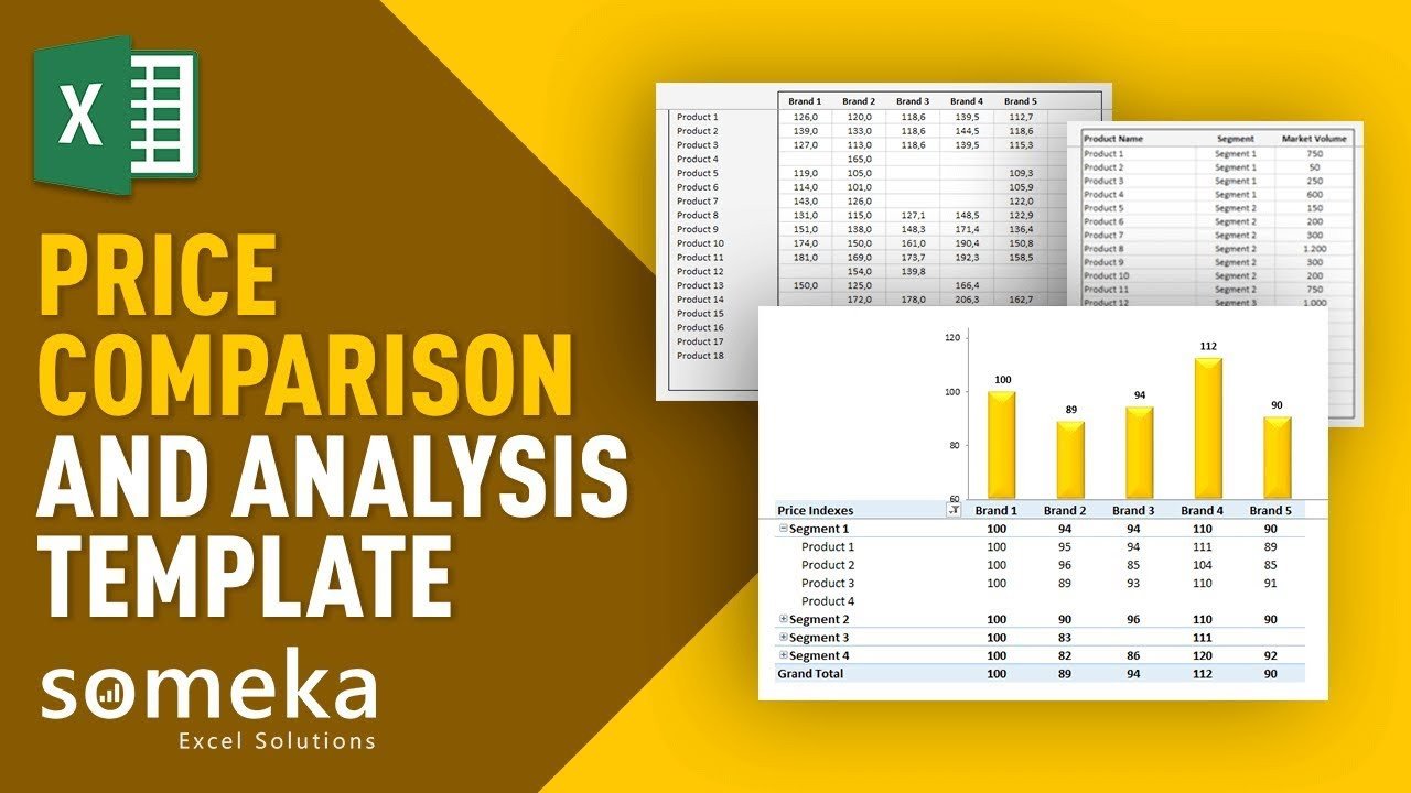 Price Comparison Excel Template Price Parison tool Excel Template for Petitive
