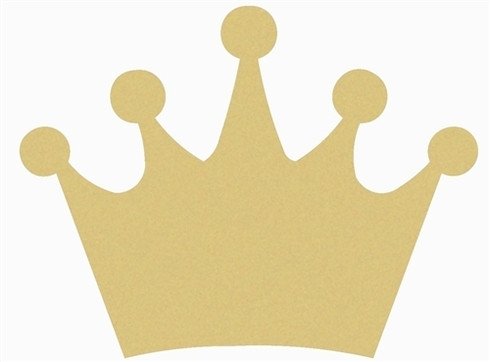 Princess Crown Cut Out 12&quot; Princess Crown Cutout