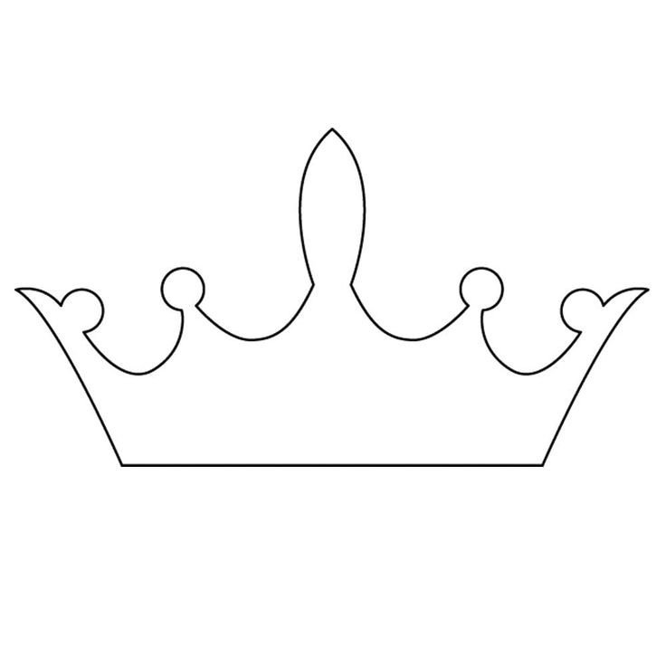 Princess Crown Cut Out 25 Best Ideas About Crown Template On Pinterest