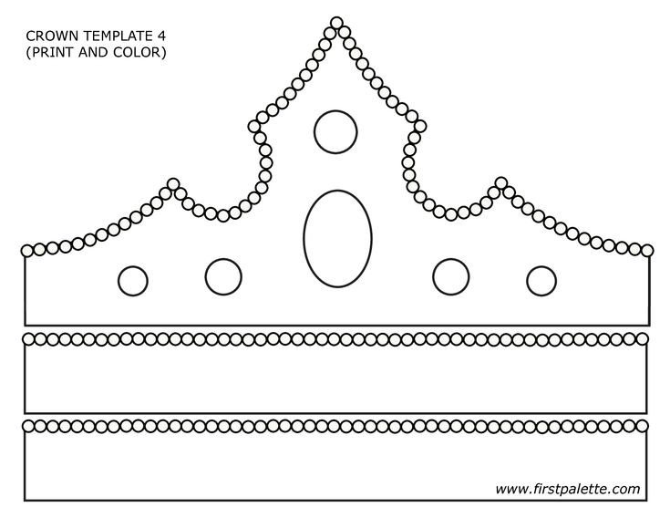 Princess Crown Cut Out Paper Crown Template Google Search Primary