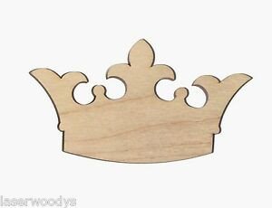 Princess Crown Cut Out Princess Crown Unfinished Wood Shape Cut Out C250 Crafts