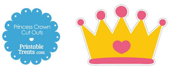 Princess Crown Cut Out Printable Cut Out Princess Crown — Printable Treats