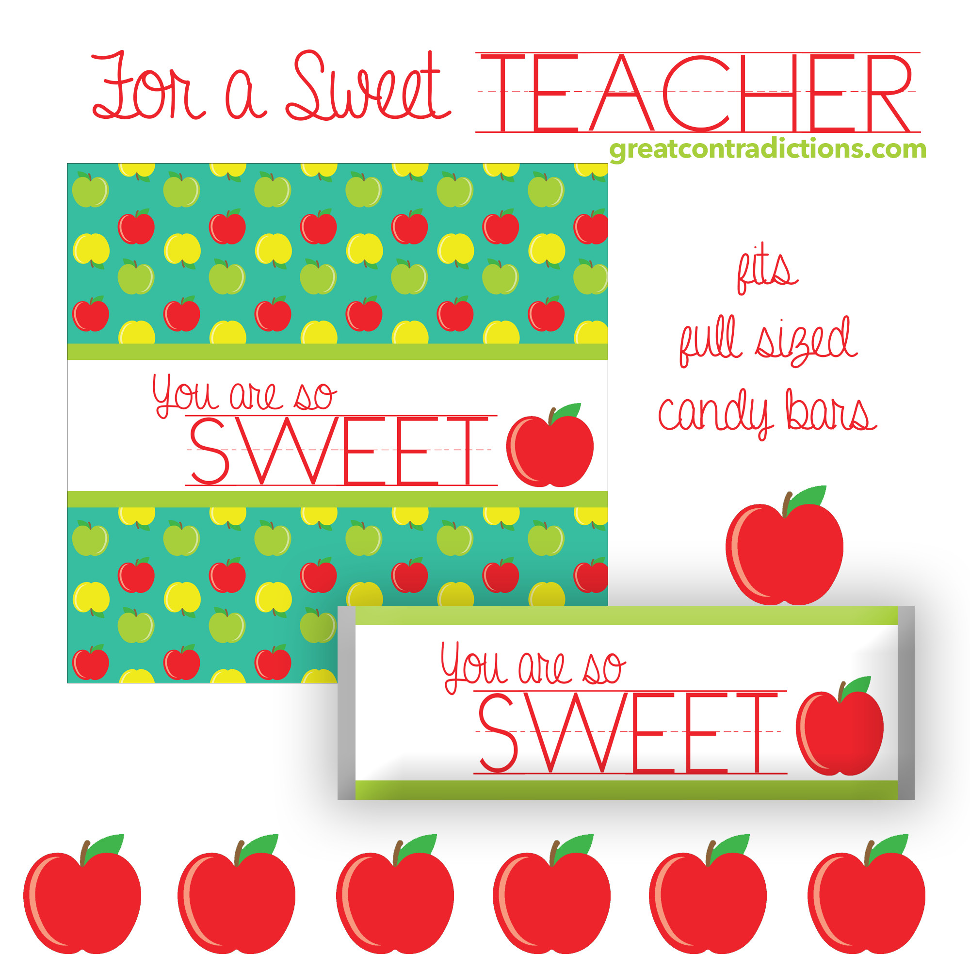 Printable Candy Bar Wrappers Printable Candy Bar Wrappers Apple theme