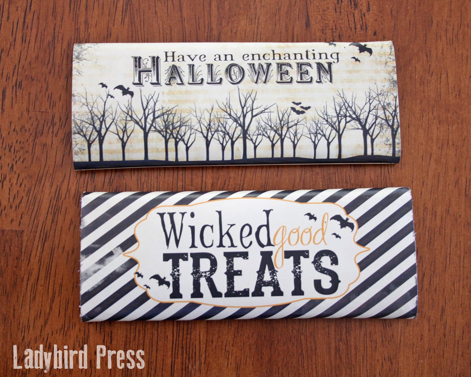 Printable Candy Bar Wrappers Printable Halloween Candy Bar Wrappers Instant