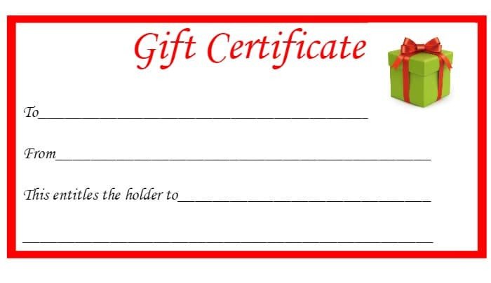 Printable Christmas Gift Certificates Free Christmas Printable Gift Certificates the Diary