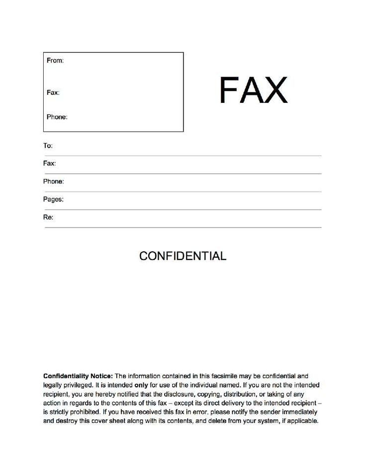 Printable Confidential Cover Sheet Confidential Fax Cover Sheet