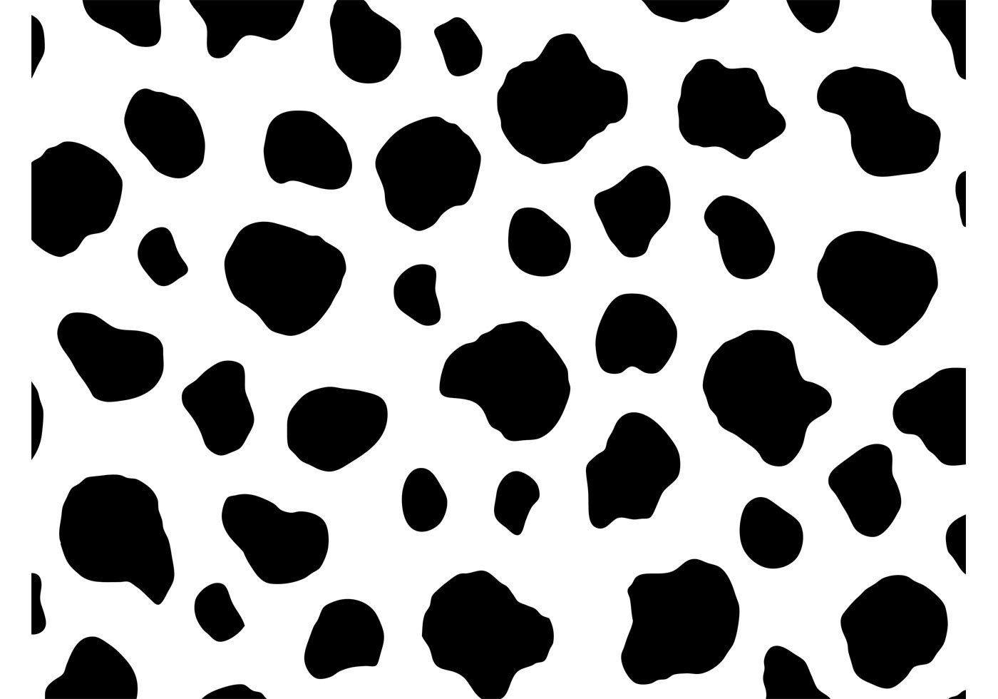 Printable Cow Spots Cow Print Free Vector Art 6021 Free Downloads