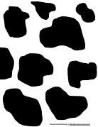 Printable Cow Spots Free Cow Spot Printable Just Print On Label Paper Cut