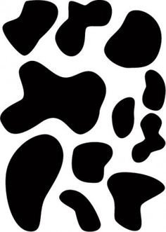 Printable Cow Spots Free Cow Spot Printable Just Print On Label Paper Cut