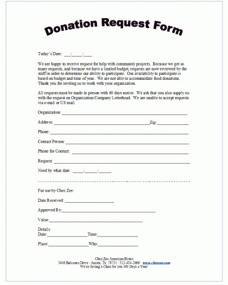 Printable Donation form Template 36 Free Donation form Templates In Word Excel Pdf