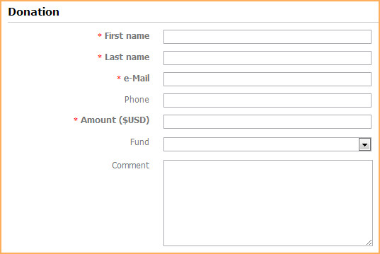 Printable Donation form Template 6 Free Donation form Templates Excel Pdf formats