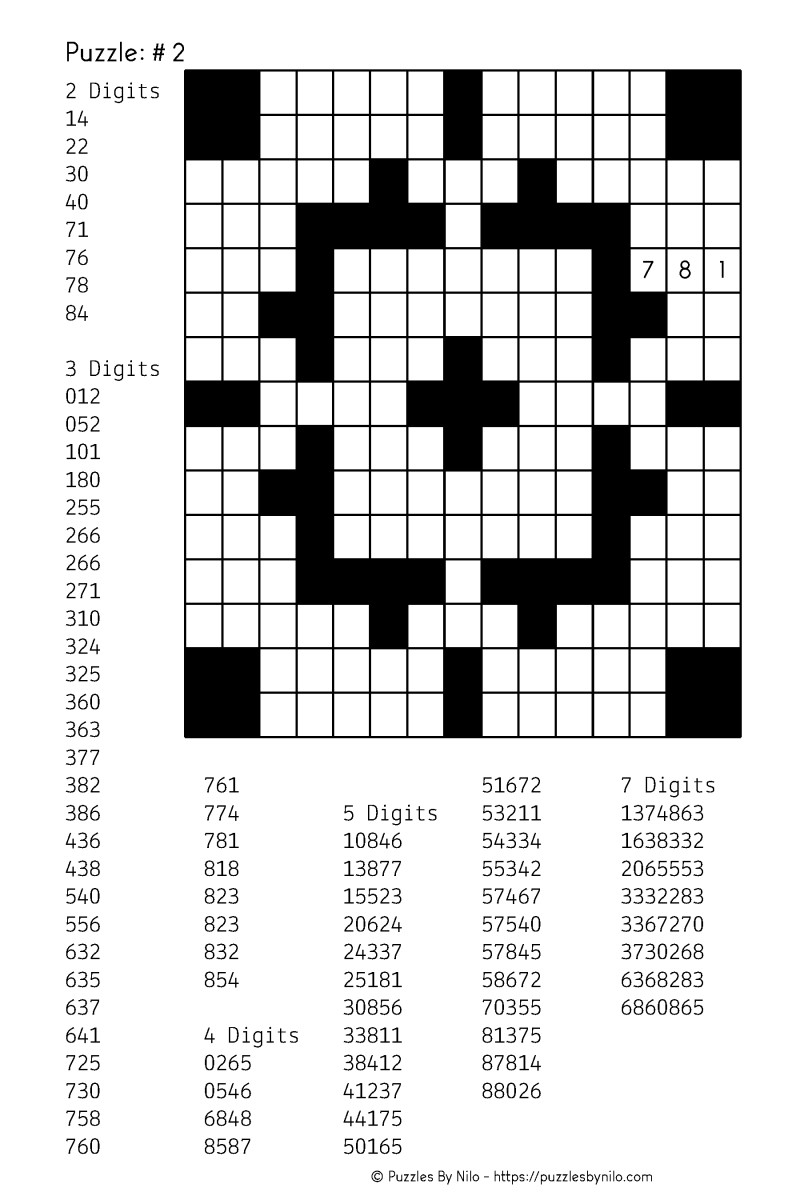 Printable Fill In Puzzle Have Fun with This Free Puzzle