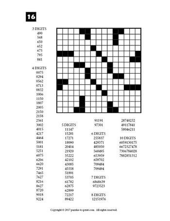 Printable Fill In Puzzle Number Fill In Puzzles Volume 3 Printable Pdf – Puzzles