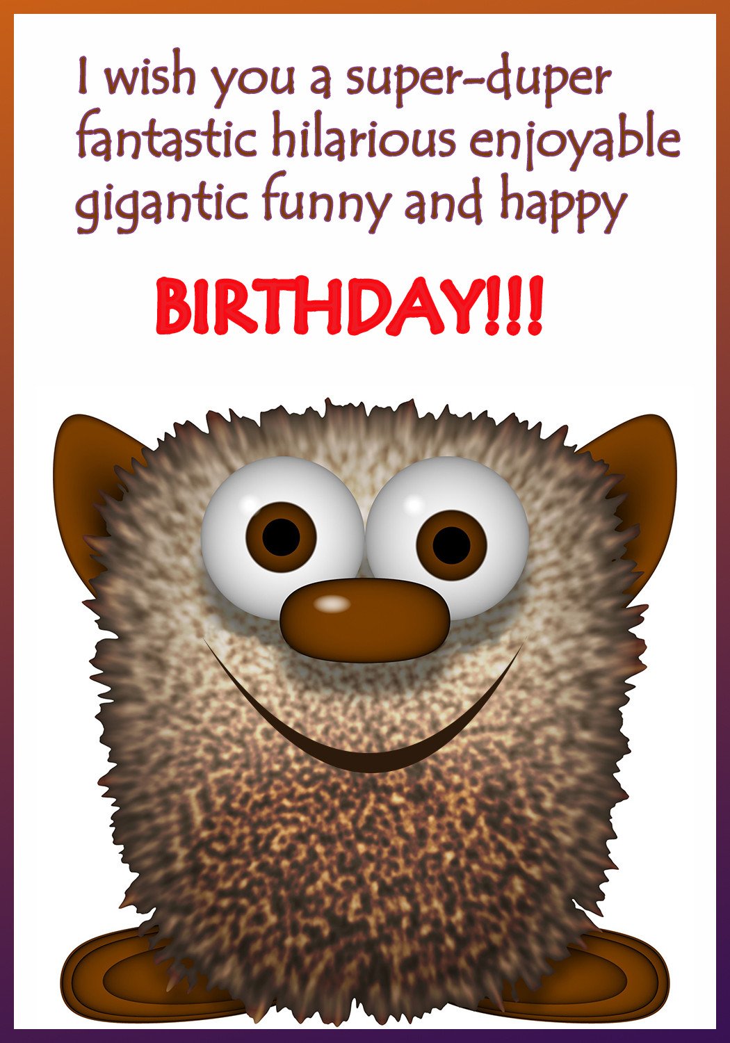 Printable Funny Birthday Card Funny Printable Birthday Cards