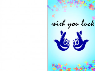Printable Good Luck Cards Greeting Cards Good Luck