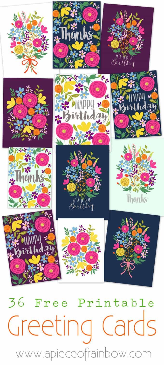 Printable Greetings Cards Templates Free Printable Happy Birthday Card with Pop Up Bouquet A