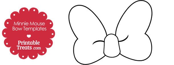 Printable Minnie Mouse Bow Printable Minnie Mouse Bow Template — Printable Treats