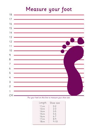 Printable Shoe Size Chart Shoe Size Chart