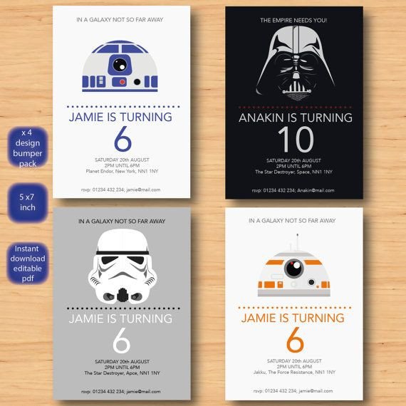 Printable Star Wars Invitation Best 25 Star Wars Invitations Ideas On Pinterest