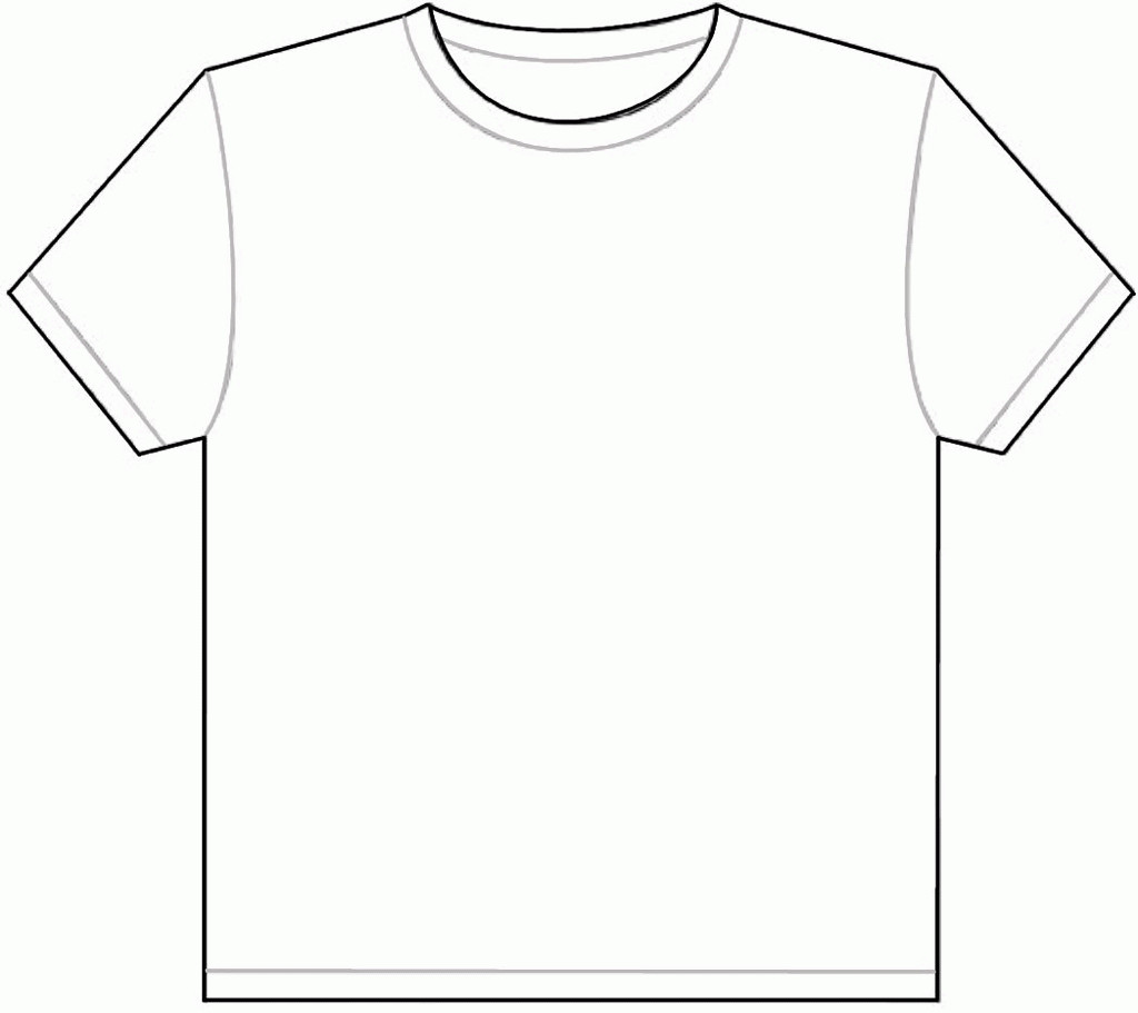 Printable T Shirt Templates Best S Printable T Shirt Template Blank T