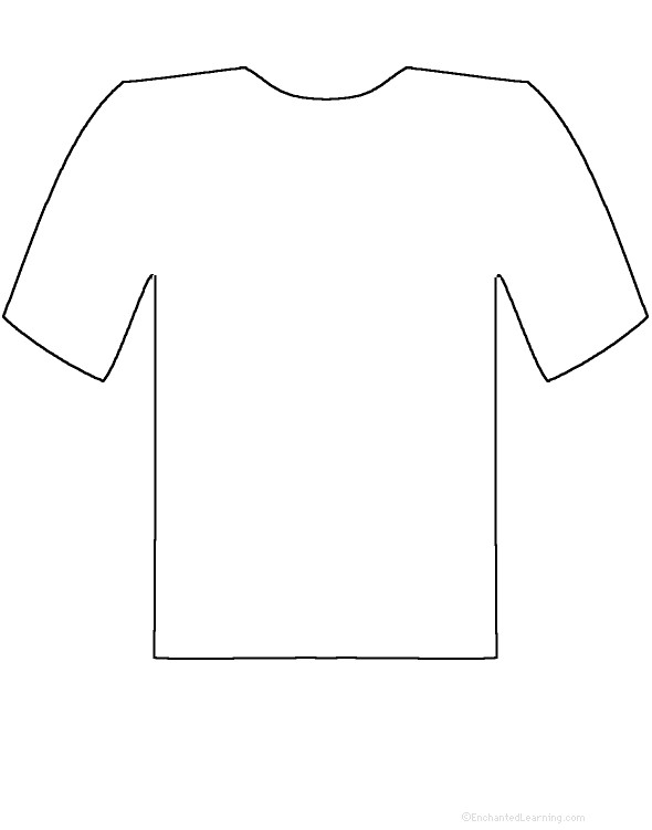 Printable T Shirt Templates T Shirt Outline Printable Clipart Best