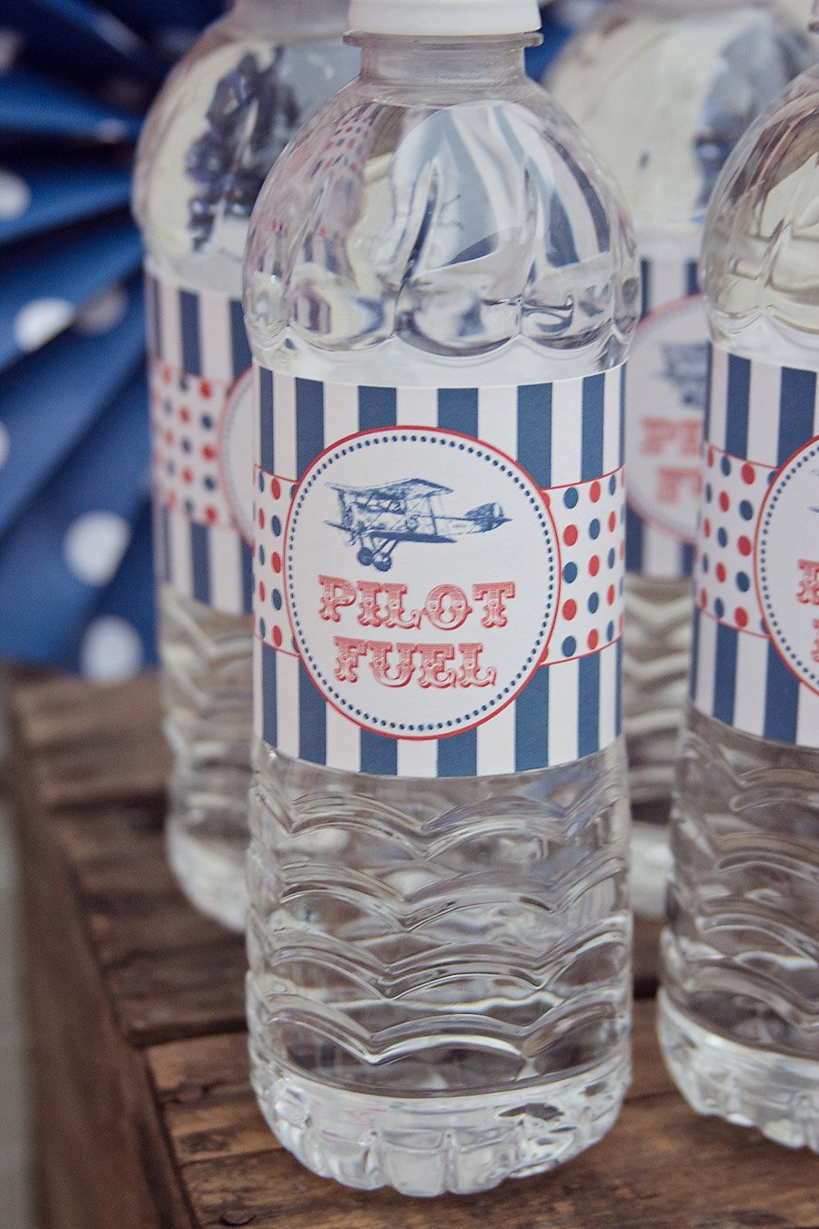 Printable Water Bottle Labels Printable Airplane Water Bottle Labels