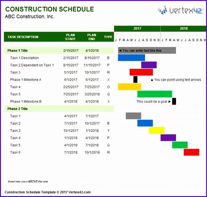 Project Management Schedule Template 7 Excel Implementation Plan Template Exceltemplates