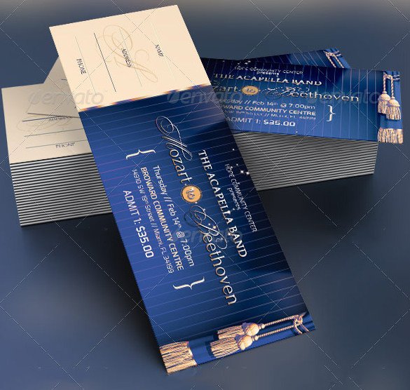 Prom Ticket Template Free 115 Ticket Templates Word Excel Pdf Psd Eps