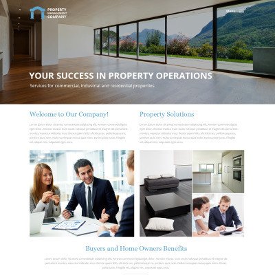 Property Management Websites Templates Property Management Website Templates
