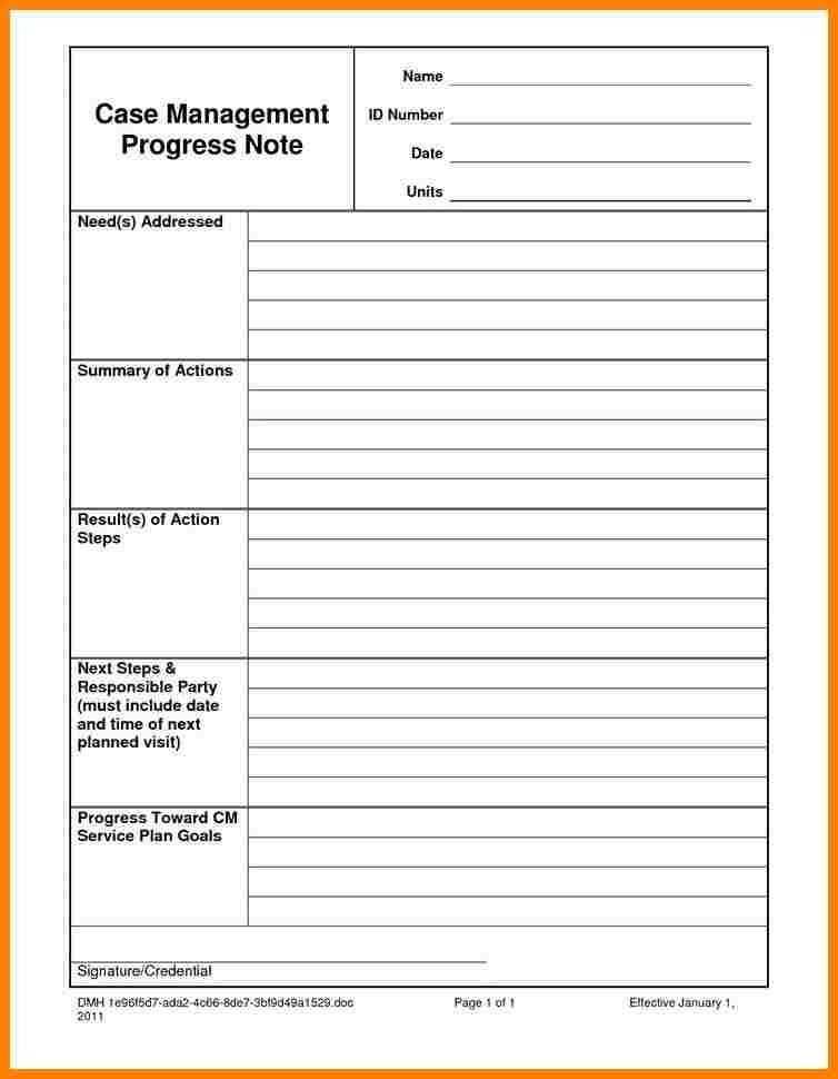 Psychotherapy Progress Note Template 6 Psychotherapy Progress Note Template