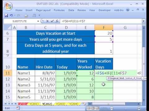 Pto Calculator Excel Template Pto Calculator Excel Template Calculating Vacation and