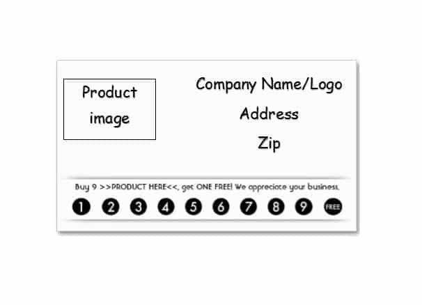 Punch Card Template Word 30 Printable Punch Reward Card Templates [ Free]