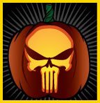 Punisher Skull Pumpkin Jp S Jammin Pumpkins