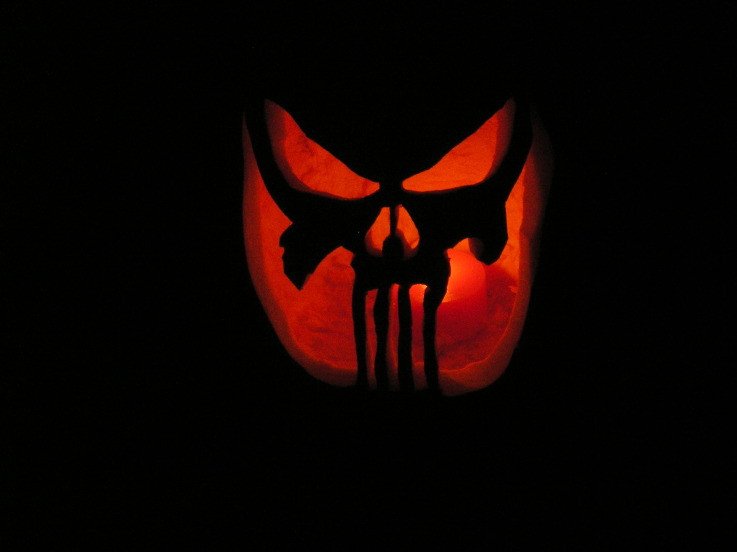 Punisher Skull Pumpkin Punisher Pumpkin My Firefighter Nation